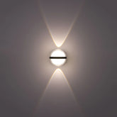 Modern Triple-source Up Down Decorative and Ball LED Wall Light Black 4000K 12W