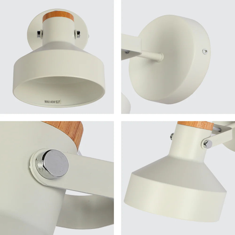 Nordic Wood Accent Wall Light