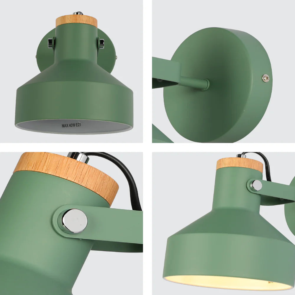 Nordic Wood Accent Wall Light