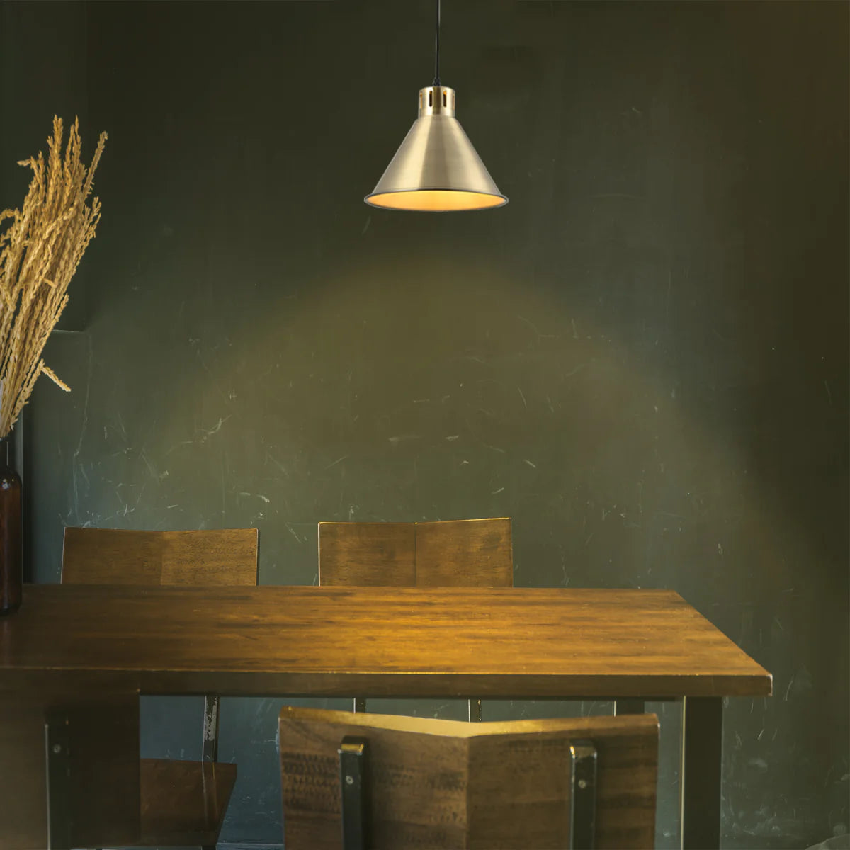 Where to use Sleek Industrial Cone Pendant Light 150-18434