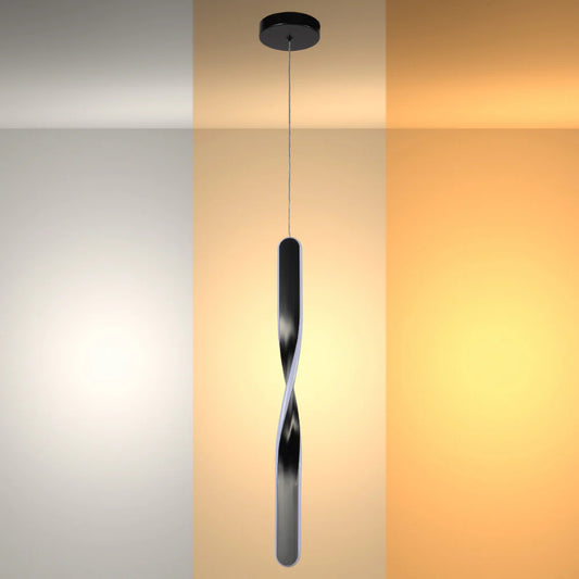 Sleek Twirl CCT Adjustable LED Pendant Light