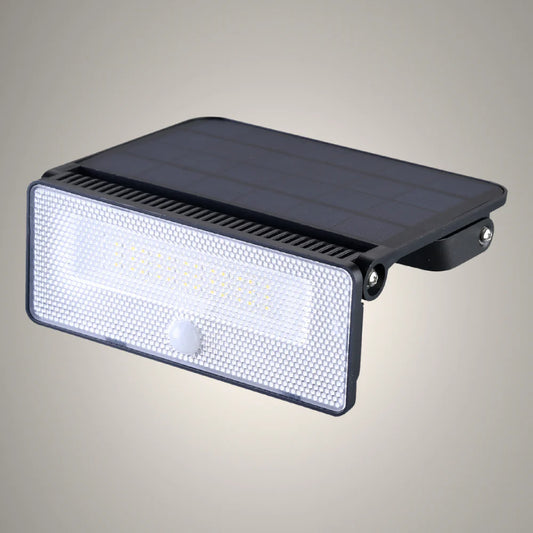 Solar-Powered LED Security Wall Light with PIR Sensor