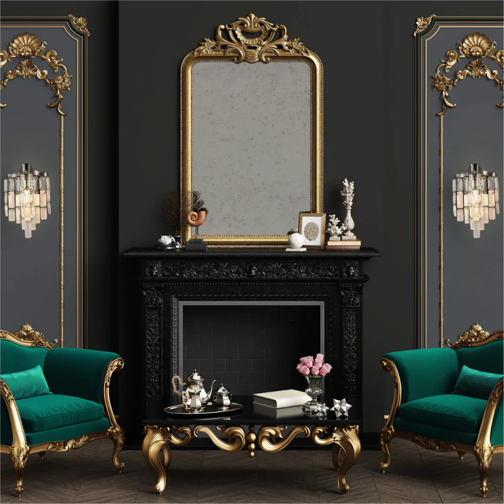 Living room kitchen bedroom use of Star Crystal Chandelier Wall Light | TEKLED 151-19962