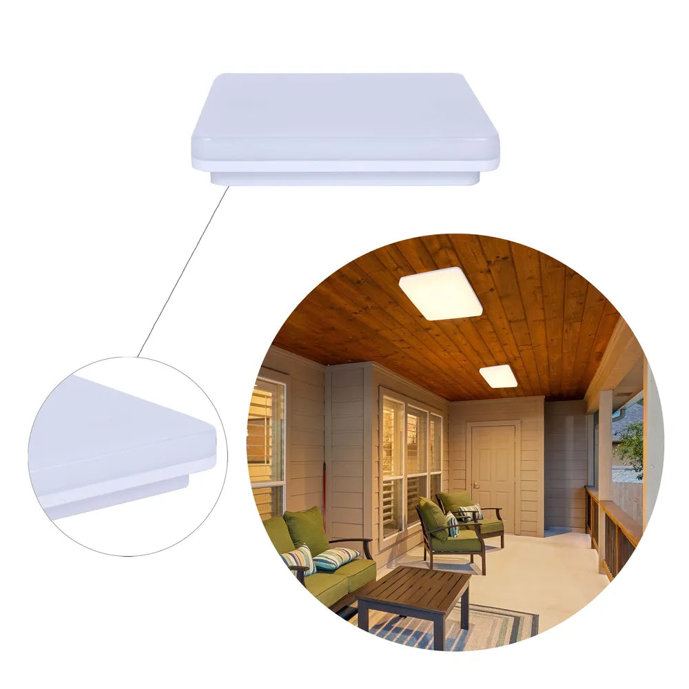 Close shot of the Sv-k LED NIKA SQUARE 25W 3CCT IP44 (TEKLED)-118-033911