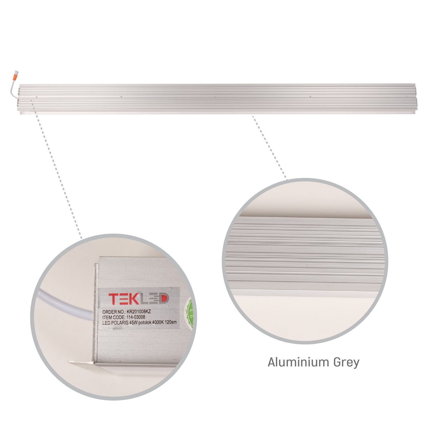 LED POLARIS 45W CEILING 4000K 120cm (TEKL)