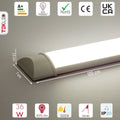 36W 4ft LED Surface Mounted Linear Fitting IP20 120cm