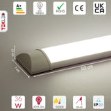 36W 4ft LED Surface Mounted Linear Fitting IP20 120cm