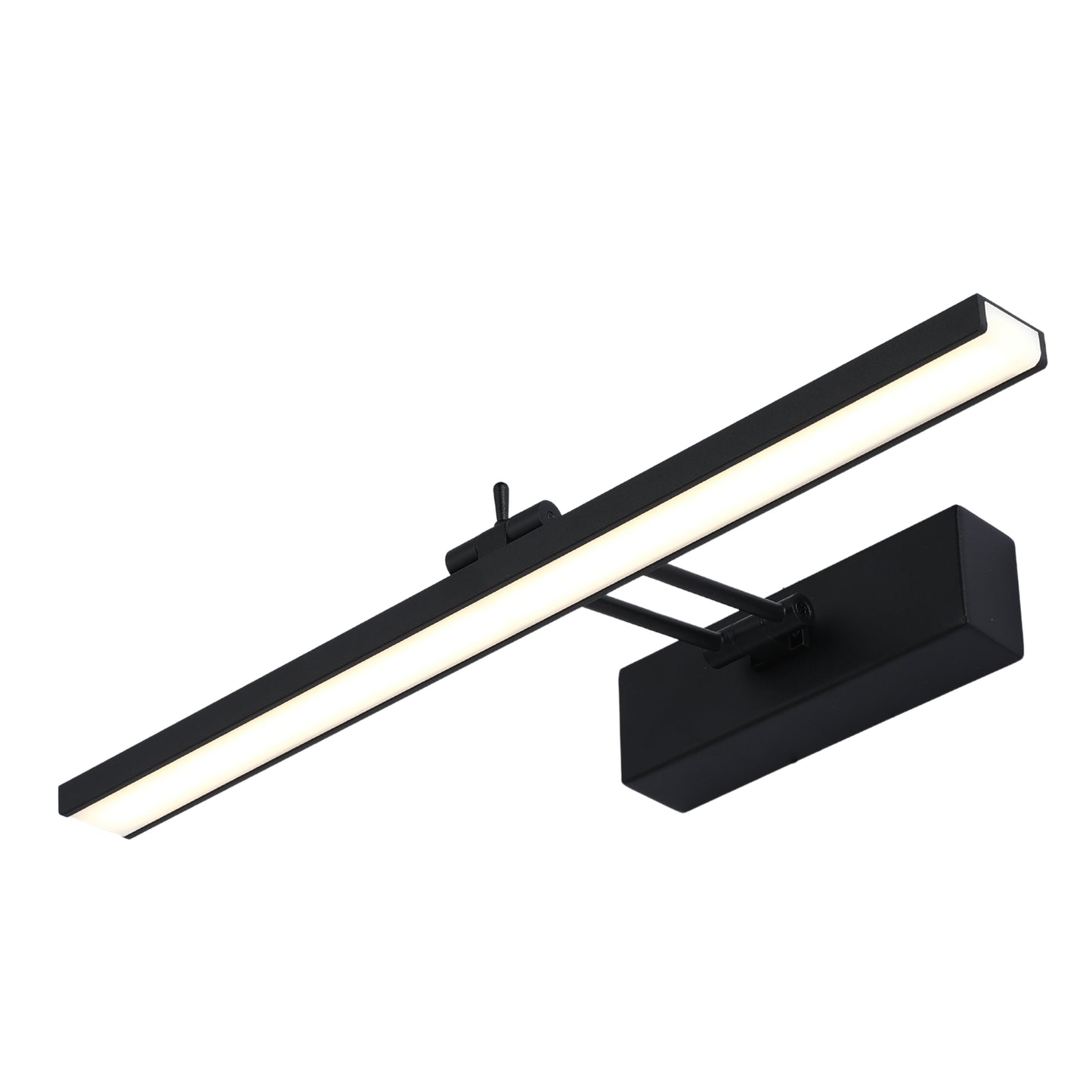 LED Mirror Bathroom Vanity Room Light 40cm 9W Black 4000K (TEKLED)