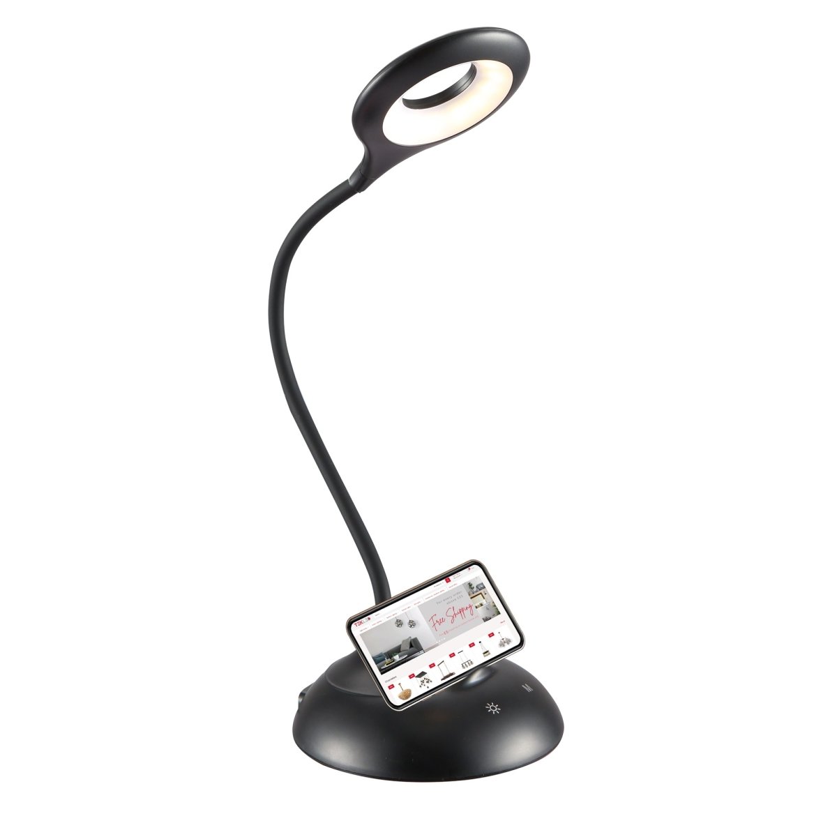 Main image of Ringo White Rechargable Desk Light 5 Dimmable and Colour Modes | TEKLED 130-03602