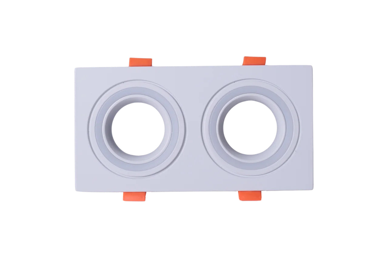 LOW UGR FIXED ROTATE ALUMINIUM DOWNLIGHT IP20 GU5.3 WHITE ROUND (TEKLED)