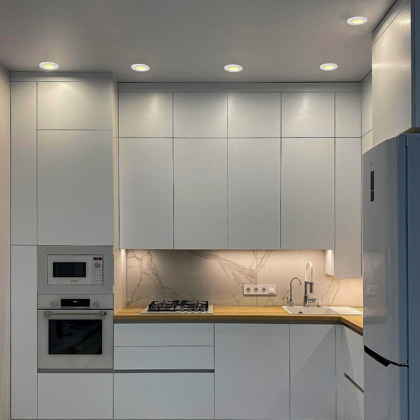 FIXED ALUMINIUM DOWNLIGHT IP65 GU5.3 (TEKLED)