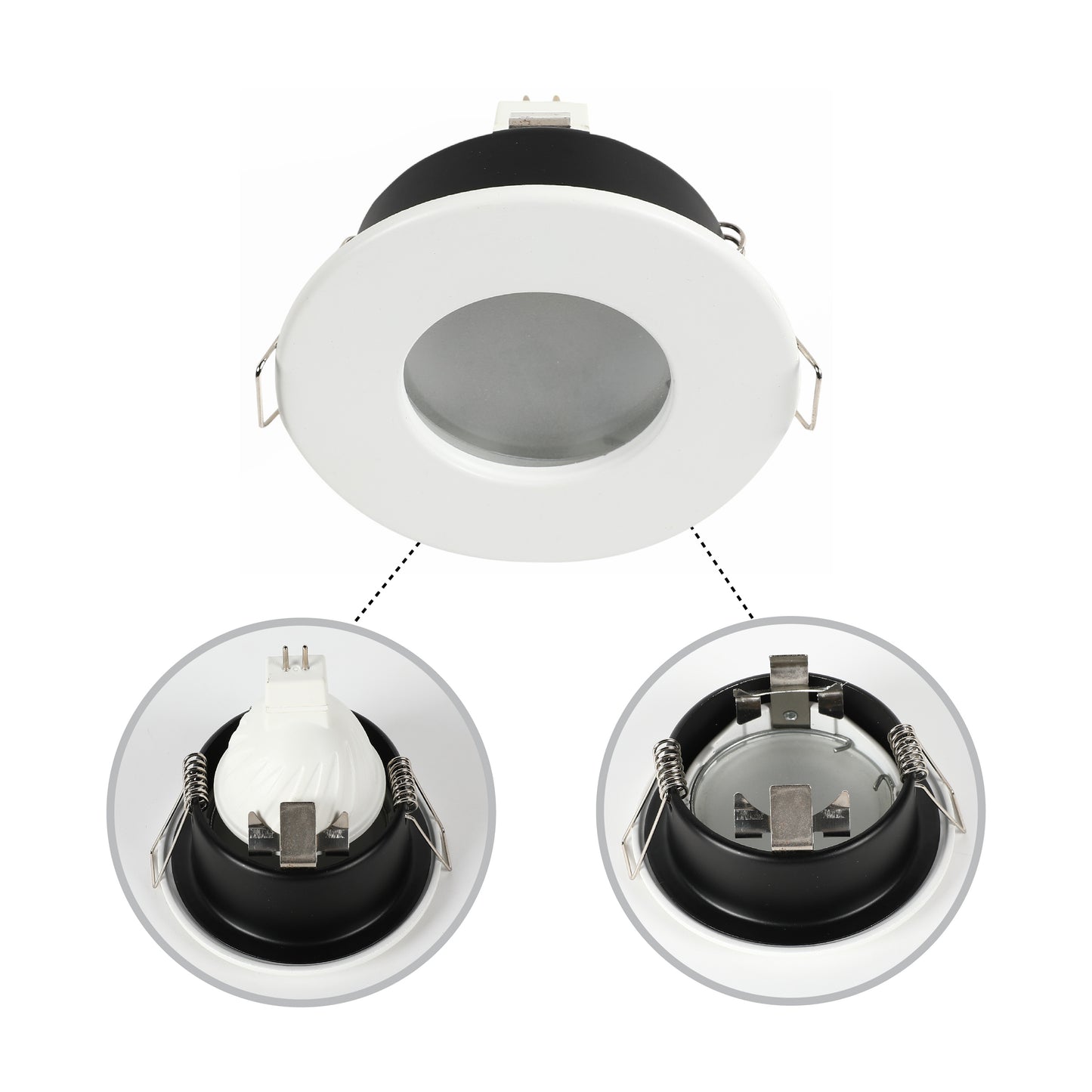FIXED ALUMINIUM DOWNLIGHT IP65 GU5.3 (TEKLED)