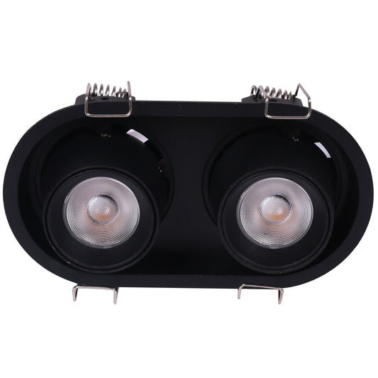 LED DOWNLIGHT 2*7W 4000K WITH HONEYCOMB (TEKLED)