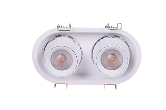LED DOWNLIGHT 2*7W 4000K WITH HONEYCOMB (TEKLED)