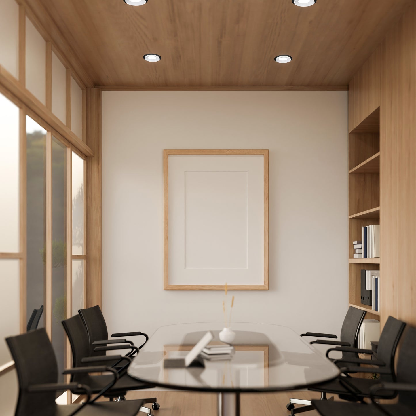 GU5.3 ALUMINIUM RECESSED DOWNLIGHT SPOTLIGHT BLACK AND WHITE (TEKLED)