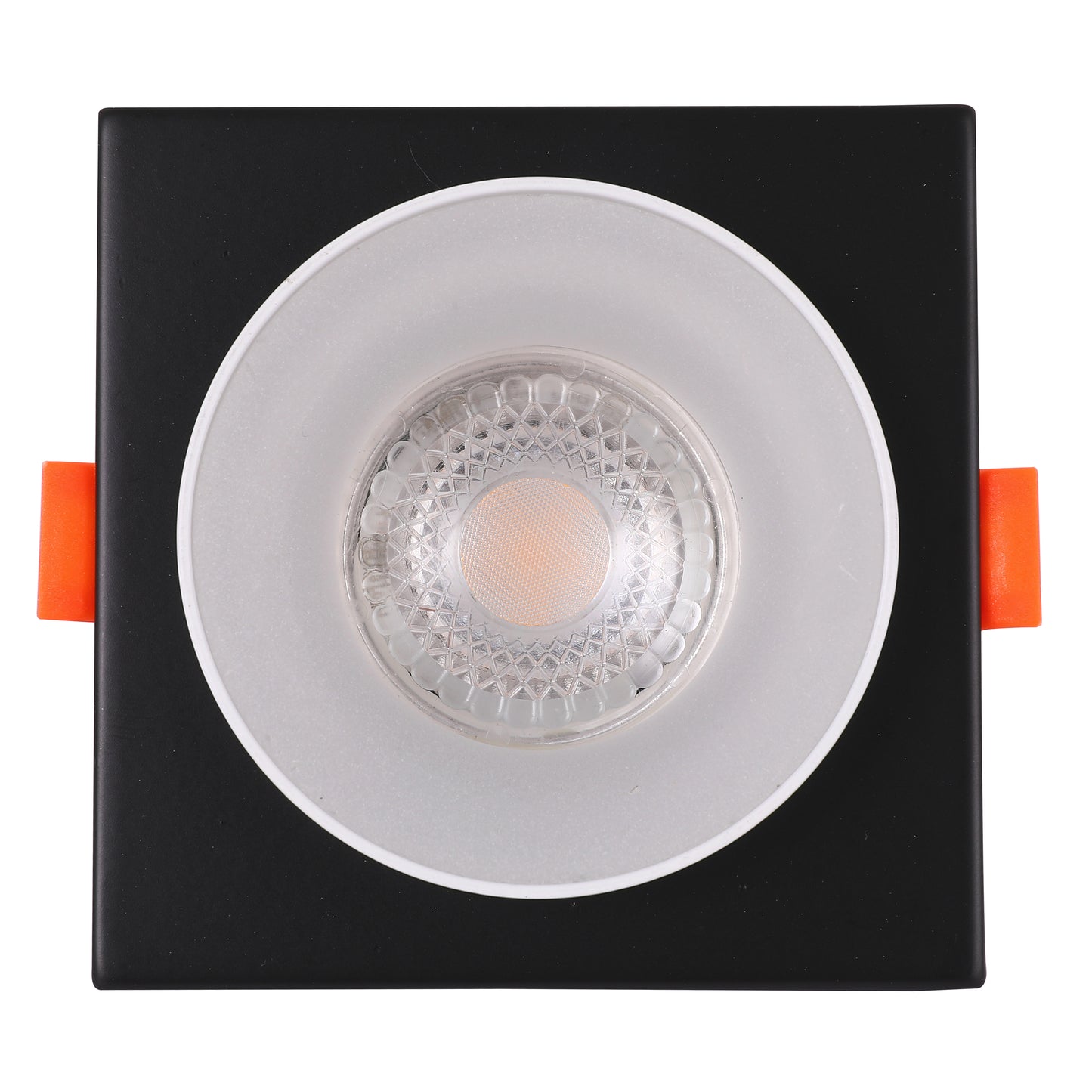 GU5.3 DOWNLIGHT SQUARE BLACK AND WHITE 1 WAY (TEKLED)