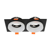 GU5.3 Downlight Square Black and White 2 way (TEKLED)