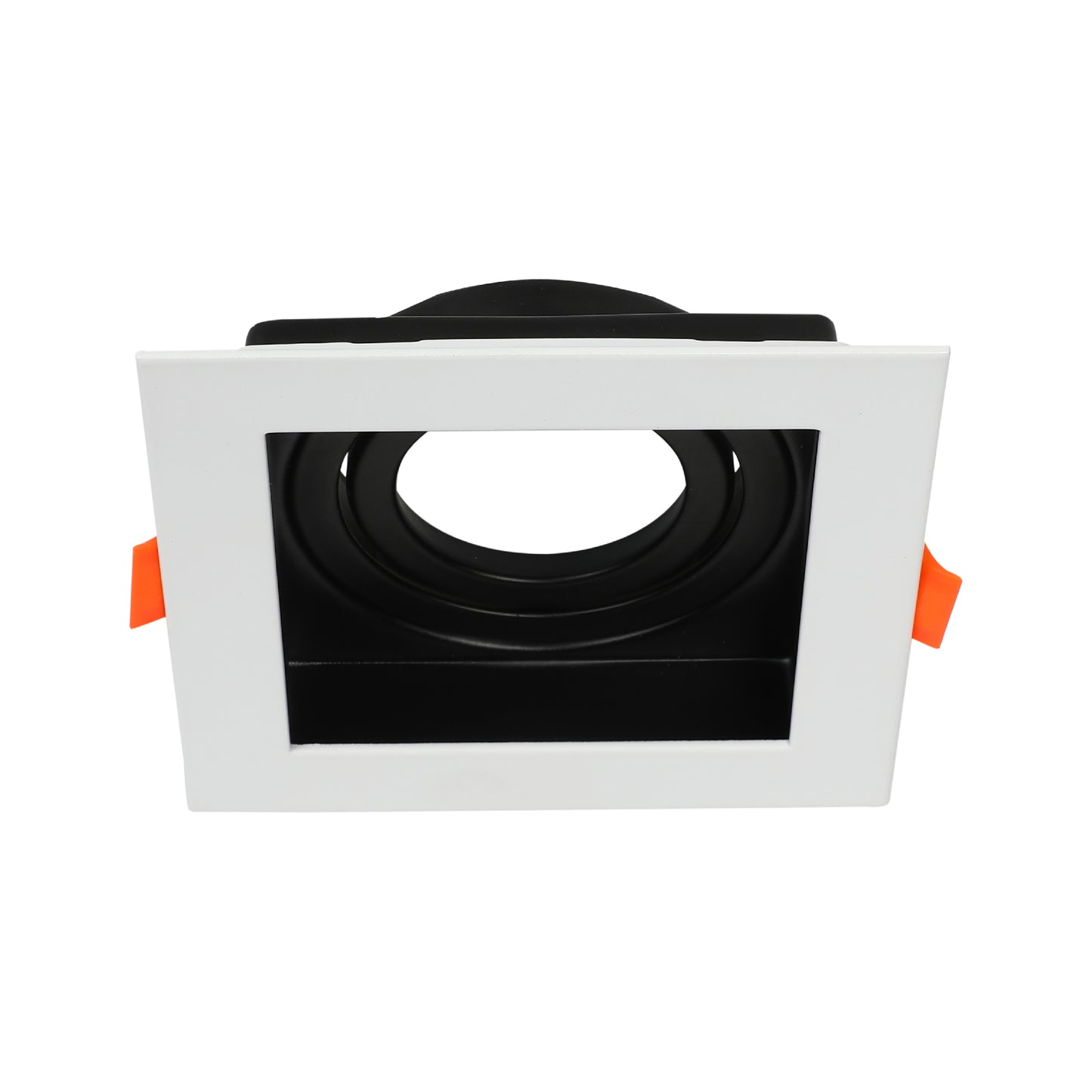 GRILLE RECTANGLE RECESSED TILT DOWNLIGHT GU5.3 WHITE AND BLACK (TEKLED)