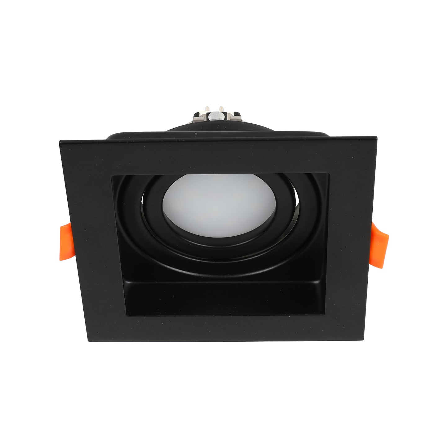 GRILLE RECTANGLE RECESSED TILT DOWNLIGHT GU5.3 BLACK (TEKLED)