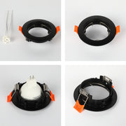Fixed Aluminium Downlight GU5.3 IP20 (TEKLED) Without Bulb
