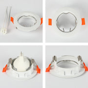 Fixed Aluminium Downlight GU5.3 IP20 (TEKLED) Without Bulb