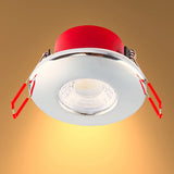 Fire Rated Waterproof IP65 Dimmable CCT Change 500 Lm Fixed Downlight Warm or Cool White