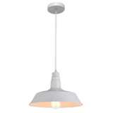 Step Industrial Caged Metal Ceiling Pendant Light E27 Fitting