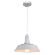Step Industrial Caged Metal Ceiling Pendant Light E27 Fitting