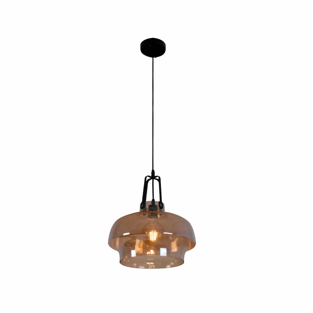 Vintage Industrial Japanese Gaslight Minimalist Glass Pendant Light