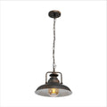 Dome Industrial Jumbo Metal Ceiling Pendant Light E27 Fitting