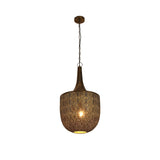 Antique Brass or Brown Gold Moroccan Style Dome Pendant Ceiling Light E27
