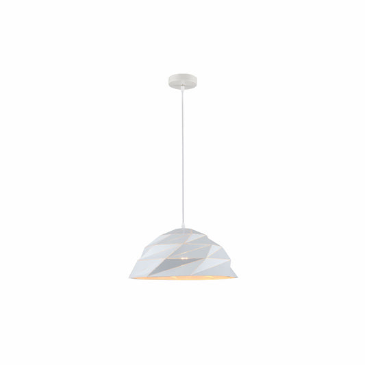 Origami Metal Laser Cut Dome Modern Pendant Light E27 Fitting D450 mm