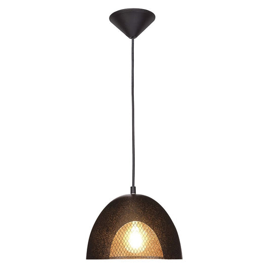 Rusty Brown Metal Dome Pendant Ceiling Light E27