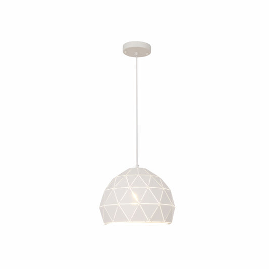 Triangle Laser Cut Metal Dome Pendant Ceiling Light E27