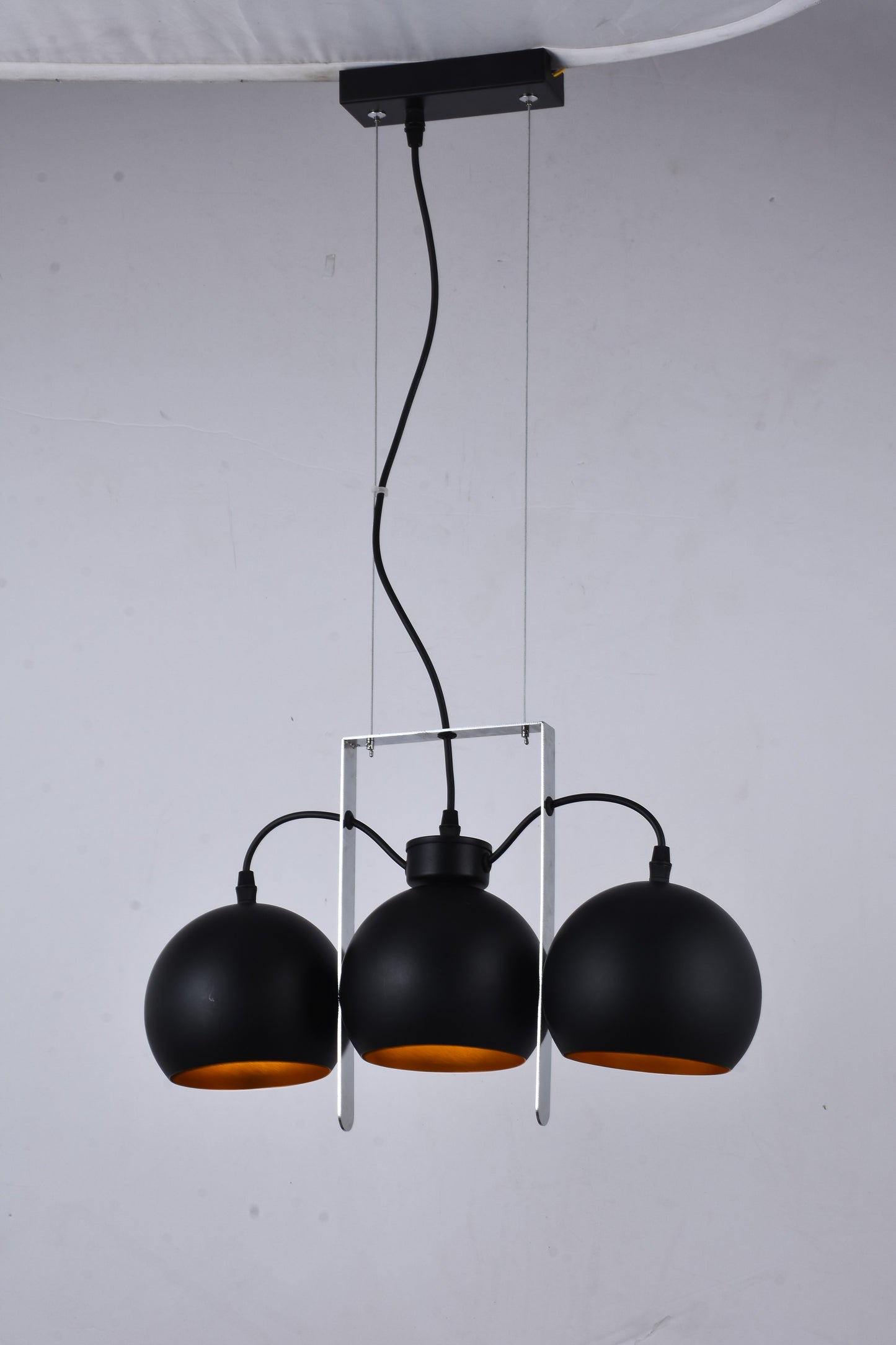 Pendant MD65460-3 BLACK 40W E27 (TEKAVIZE)