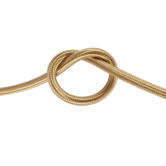 BRAIDED FABRIC LIGHTING CABLE 2X0.75MM 300V 100M/ROLL  (TEKLED)