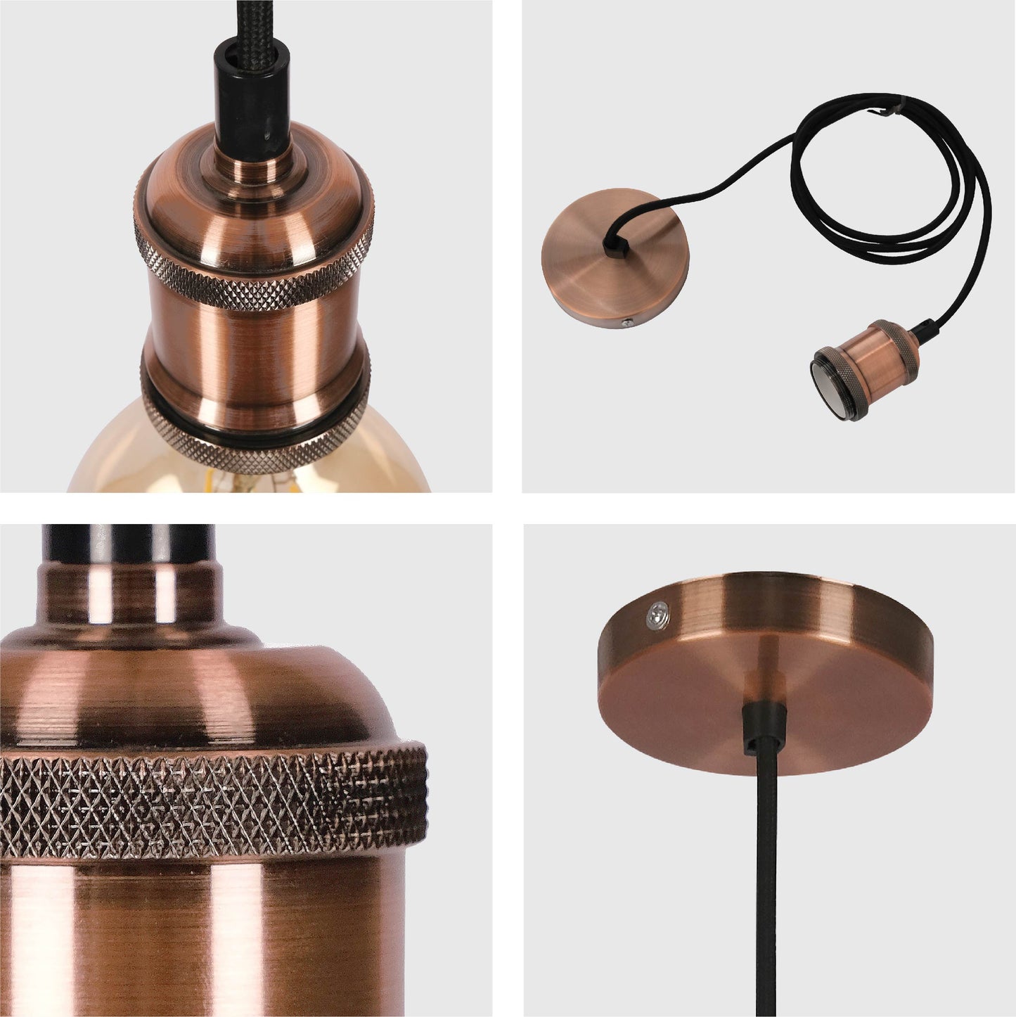 Vintage Industrial Retro Basic Pendant Ceiling Light E27