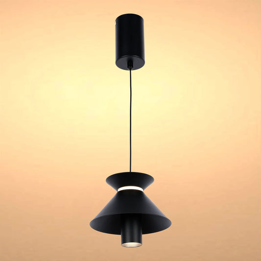 Hourglass Pendant Light - 7W LED, 4000K Cool White, IP20