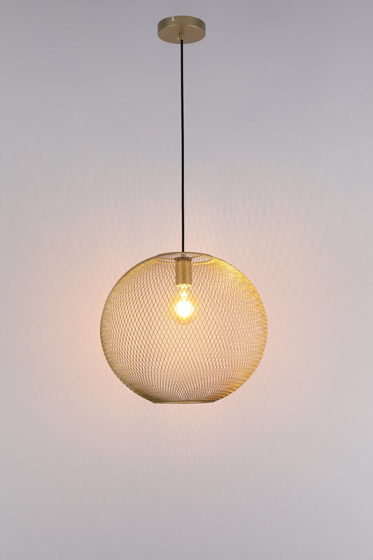 PENDANT LAMP GOLD K060 E27X1 (TEKLED)
