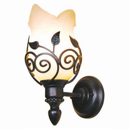 Wall Lamp W8026/1 E27 60W BLACK BRUSHGD ASYA-AVIZE