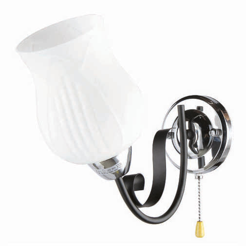 Wall Lamp MB96344/1 CR+WENGUE E27 60W (ASYA-AVIZE)