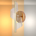 LED Spiral Modern Wall Sconce Light Chrome CCT Changeable
