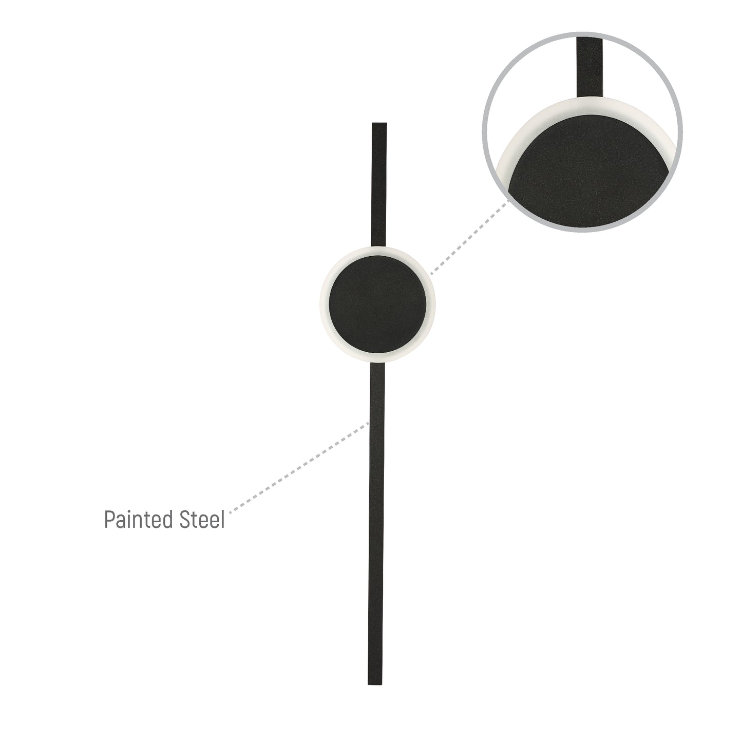 WALL LAMP GALACTIC ROD INTERSECT AMBIENT LED WALL LIGHT BLACK 3COLOR (TEKLED)
