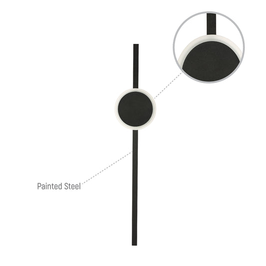 WALL LAMP GALACTIC ROD INTERSECT AMBIENT LED WALL LIGHT BLACK 3COLOR (TEKLED)