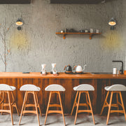 Grey Dome Shade Grey metal Body Ceiling and Wall Light E14