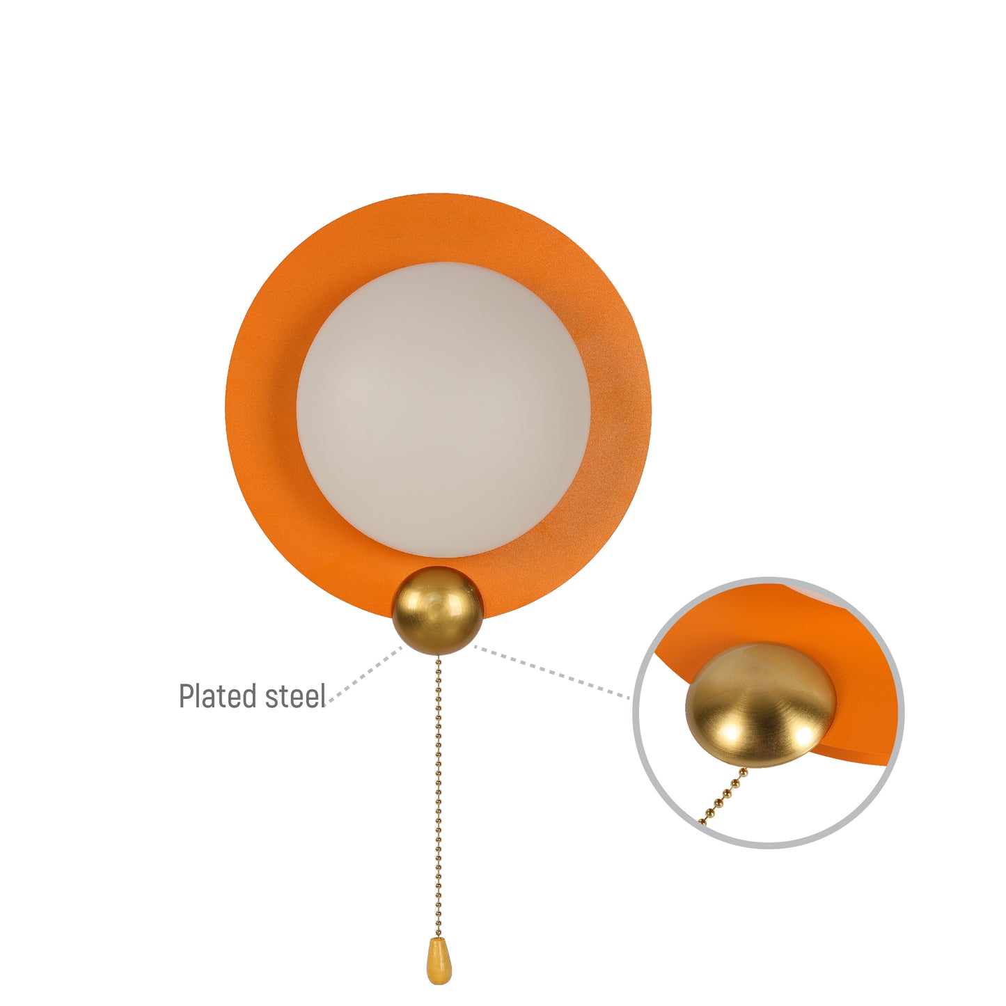 Stellar Modern Pull-Down Switch LED Wall Light