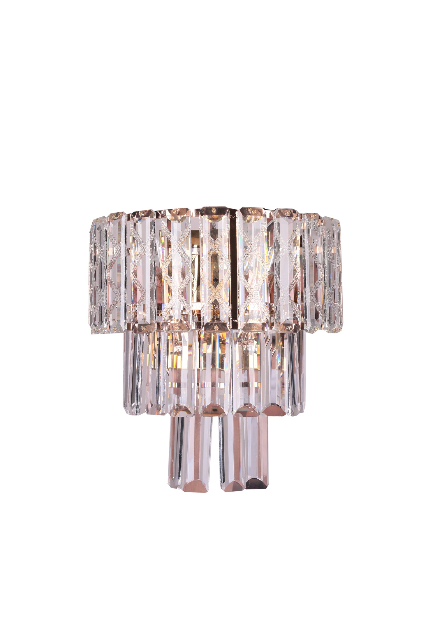 CRYSTAL GOLD WALL LIGHT SH-300 3 COLOUR (TEKLED)
