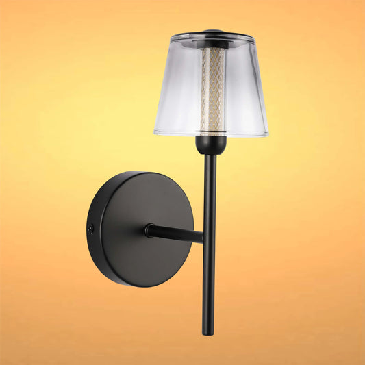 Modern Glass Wall Light – Integrated LED, 300mm Width, Ombre or Clear Shade