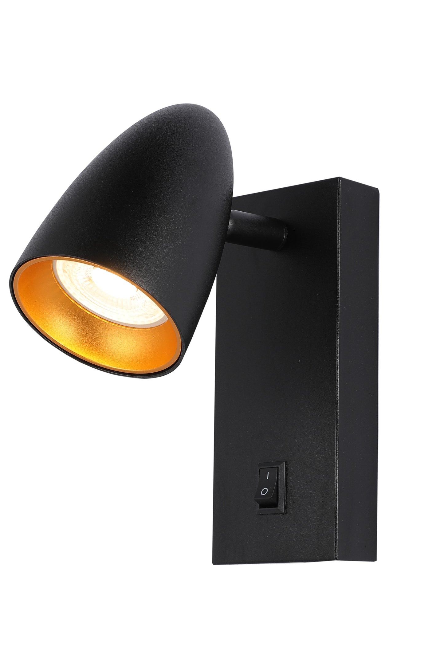 WALL LAMP M02 ALU GU10 SAND BK+GD (TEKLED)