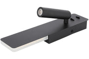 LED Wall Lamp B03 Black 3+5W 3000K (TEKLED)